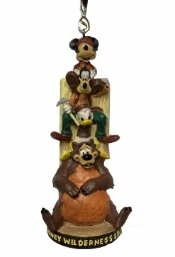 Disney Figure Ornament - Wilderness Lodge Resort - Mickey And Friends