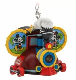 Disney Ear Hat Ornament - Mickey & Minnie's Runaway Railway