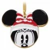 Disney Disc Ornament - Santa Minnie Mouse Icon - Ceramic