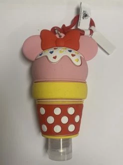 Disney Hand Sanitizer Keychain - Minnie Mouse Ice Cream
