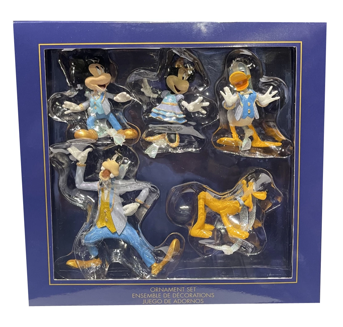 Disney Ornament Set - 50th Anniversary - Mickey & Friends 1 Disney Ornament Set - 50th Anniversary - Mickey & Friends