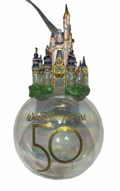 Disney Christmas Ornament - 50th Anniversary - Castle On Top