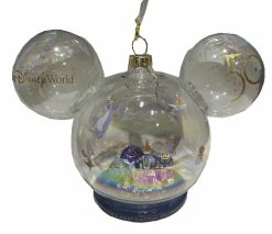 Disney Mickey Ears Icon Ornament - 50th Anniversary - 4 Parks