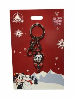 Disney Keychain - Holiday Mickey Mouse - JOY