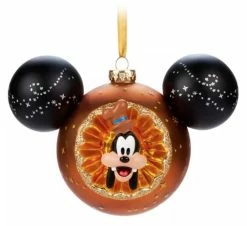 Disney Mickey Ears Icon Ornament - Goofy Sunburst