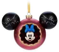 Disney Mickey Ears Icon Ornament - Minnie Mouse Sunburst