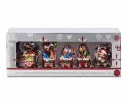 Disney Ornament Set - Mickey Mouse And Friends Train