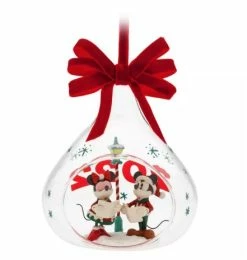 Disney Globe Ornament - 2022 Mickey And Minnie