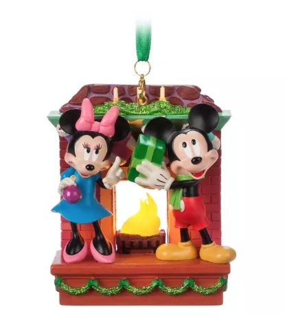 Disney Figurine Ornament - Mickey & Minnie Living Magic - Light Up 1 Disney Figurine Ornament - Mickey & Minnie Living Magic - Light Up
