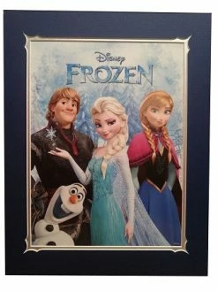 Disney Art Print - Frozen - Anna, Elsa, Kristoff, And Olaf