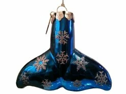Sea World Christmas Ornament - Blown Glass - Shamu Tail